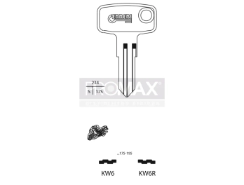 גלם תוצרת איטליה KW6 Errebi