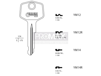 גלם תוצרת איטליה YM14 Errebi
