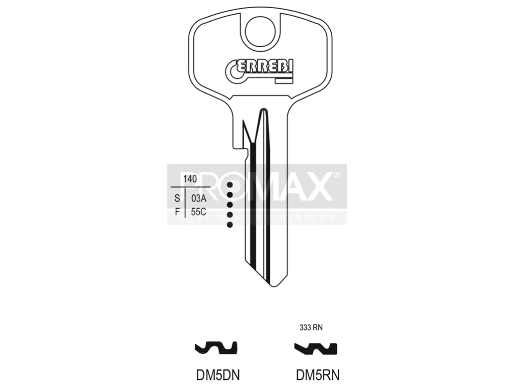 גלם תוצרת איטליה DM5DN Errebi