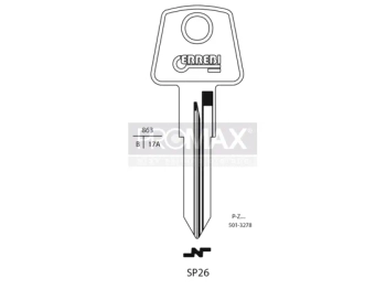 גלם תוצרת איטליה SP26 Errebi