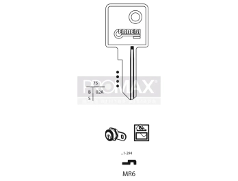 גלם תוצרת איטליה MR6 *MER-15* Errebi