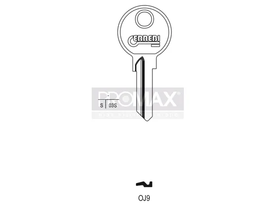 גלם תוצרת איטליה OJ9 *OJ-9D* Errebi