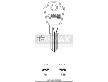 גלם תוצרת איטליה R8R Errebi