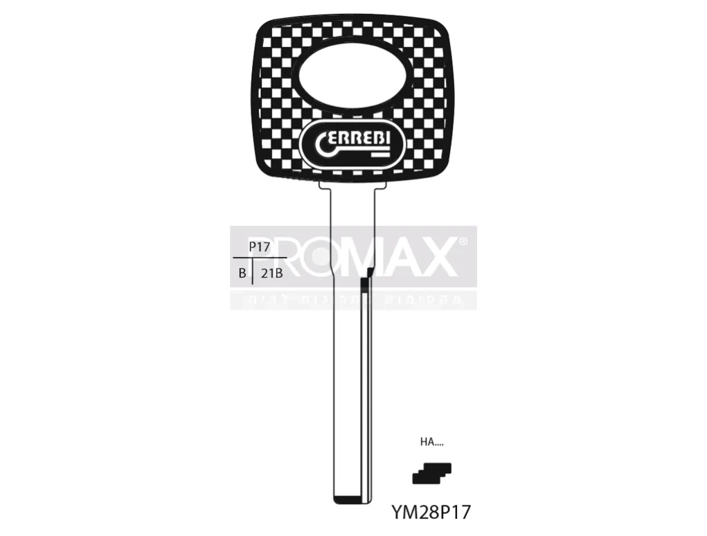 גלם תוצרת איטליה YM28P17 Errebi