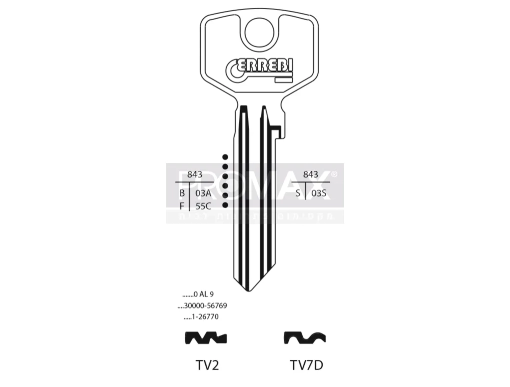 גלם תוצרת איטליה TV2 Errebi