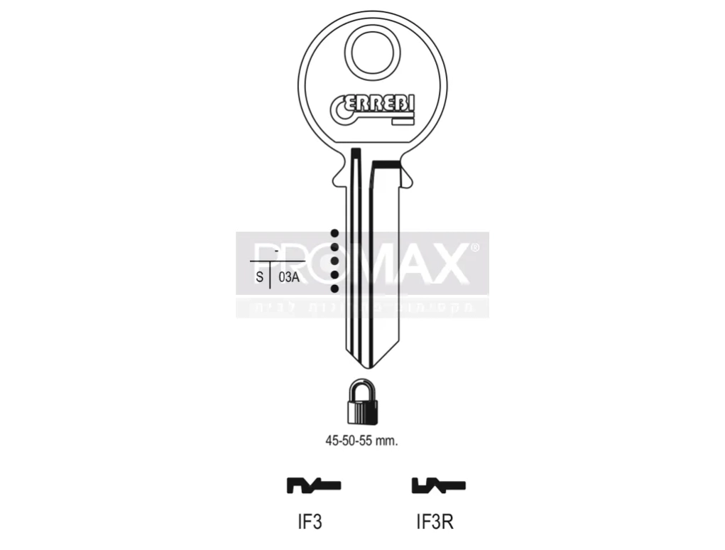 גלם תוצרת איטליה IF3 Errebi