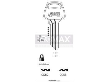 גלם תוצרת איטליה CO5D Errebi