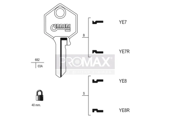 גלם תוצרת איטליה YE8R Errebi