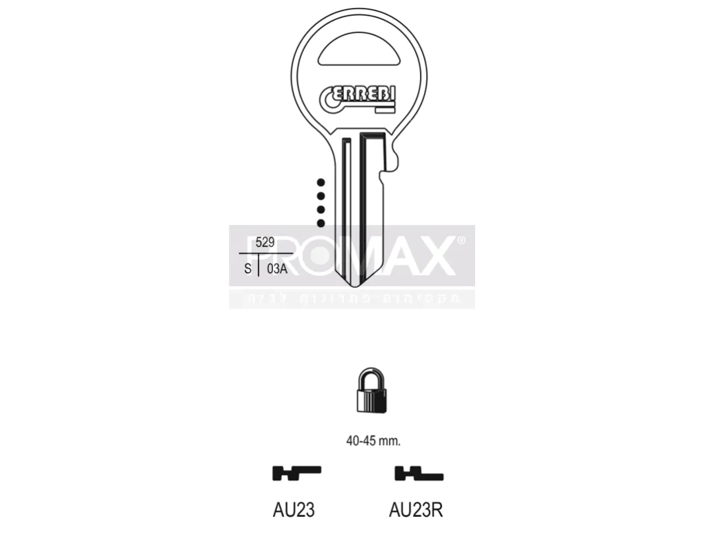 גלם תוצרת איטליה AU23 Errebi