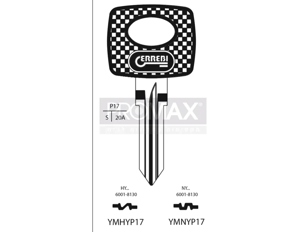 גלם תוצרת איטליה YMHYP17 Errebi