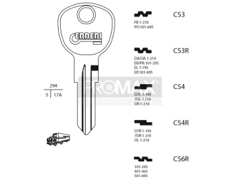 גלם תוצרת איטליה CS4R Errebi
