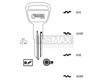 גלם תוצרת איטליה AH8 Errebi