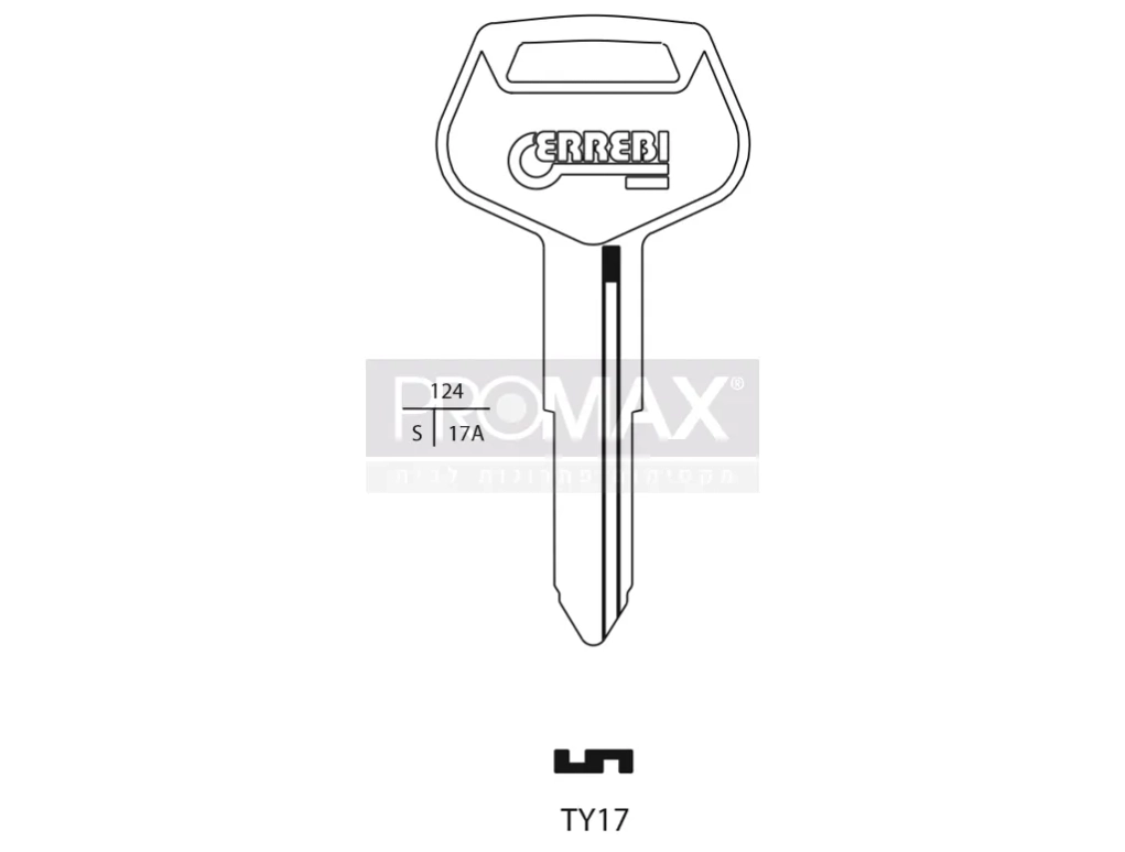 גלם תוצרת איטליה TY17 מלגזה Errebi