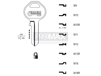 גלם תוצרת איטליה M13R Errebi