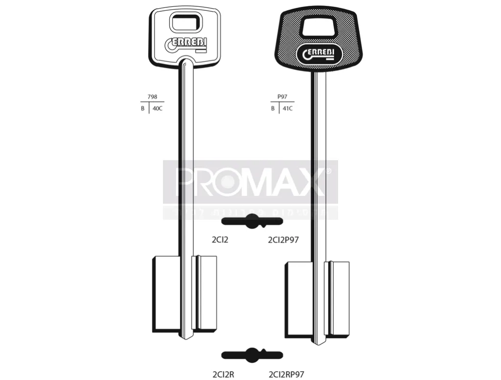 גלם תוצרת איטליה 2CI2 Errebi