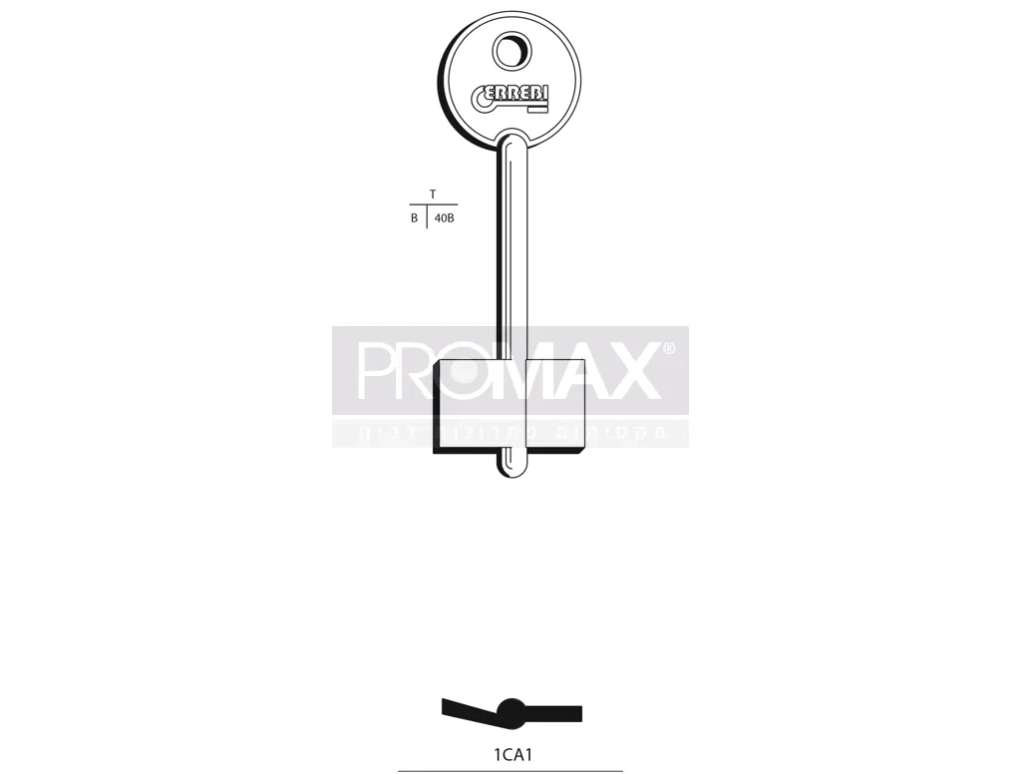 גלם תוצרת איטליה 1CA1- (CF) Errebi