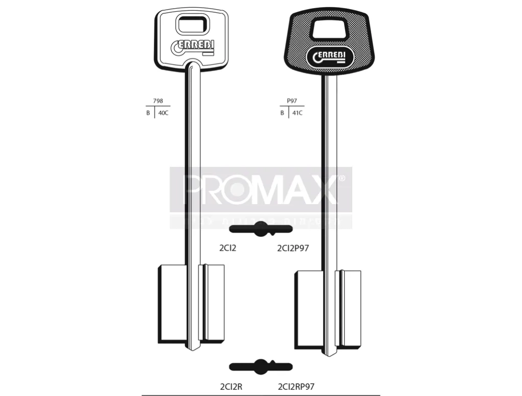גלם תוצרת איטליה 2CI2R Errebi