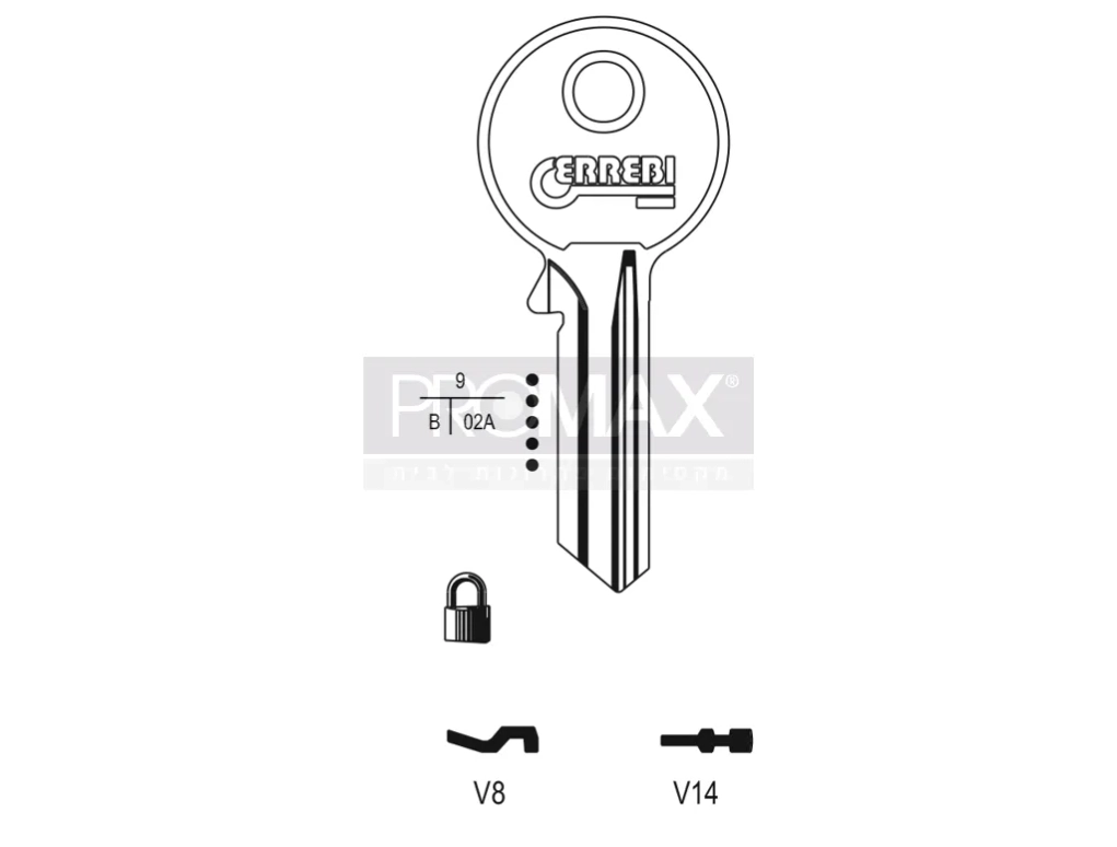 גלם תוצרת איטליה NS2P30 *DAT-1IP* Errebi