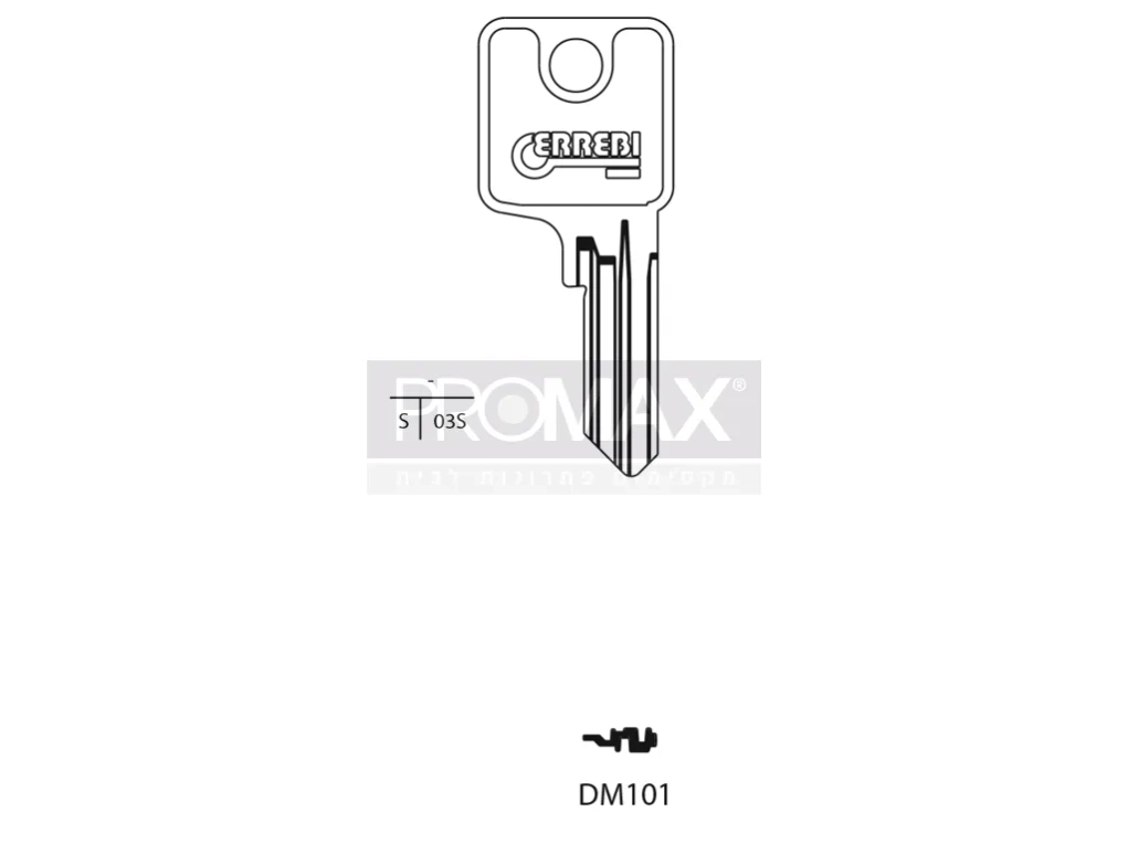 גלם תוצרת איטליה DM101 *DOM-49D* Errebi