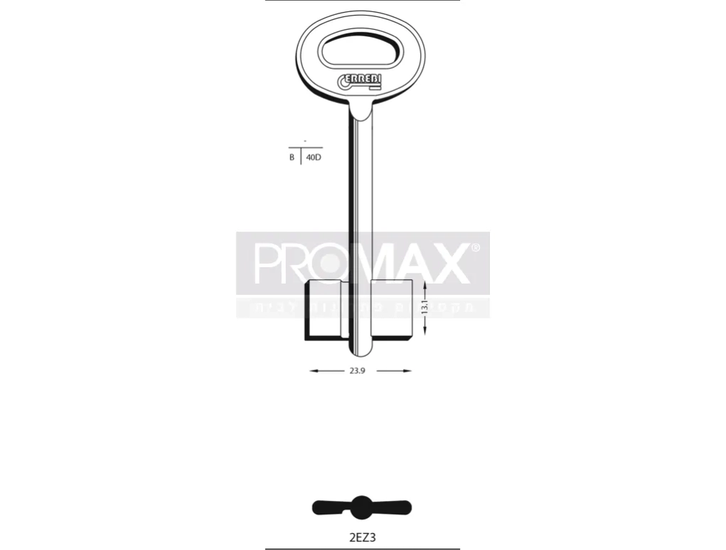 גלם תוצרת איטליה 2EZ3 Errebi