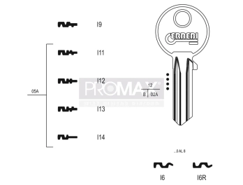 גלם תוצרת איטליה I14 Errebi