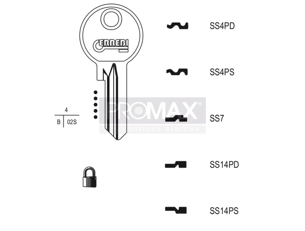 גלם תוצרת איטליה SS7 Errebi