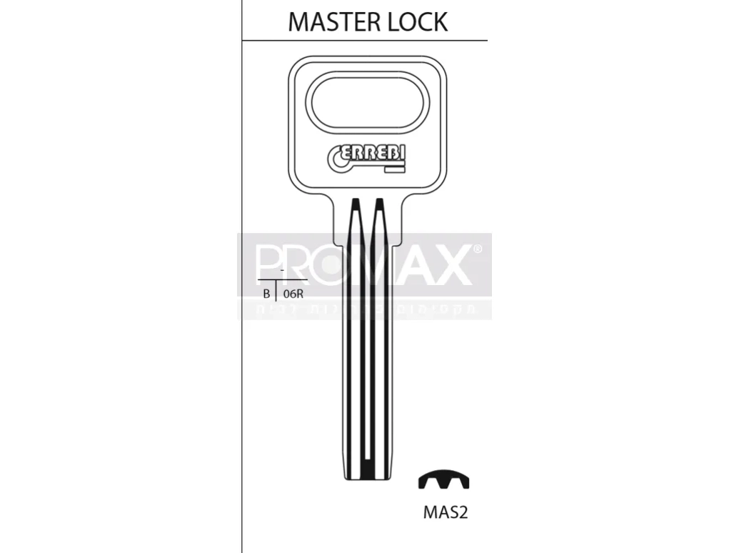 גלם תוצרת איטליה MAS2 Errebi