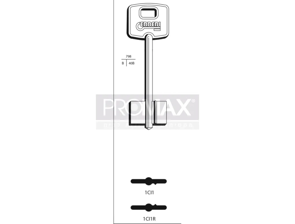 גלם תוצרת איטליה 1CI1R Errebi