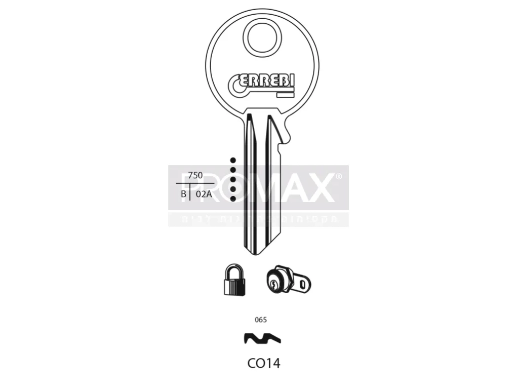 גלם תוצרת איטליה CO14 Errebi