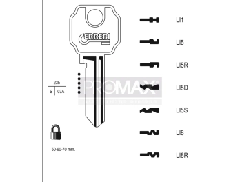 גלם תוצרת איטליה LI8 Errebi