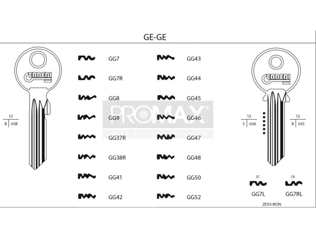גלם תוצרת איטליה GG43 Errebi