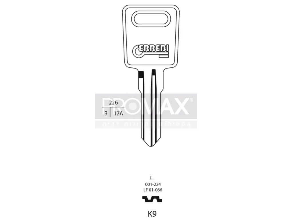 גלם תוצרת איטליה K9 Errebi