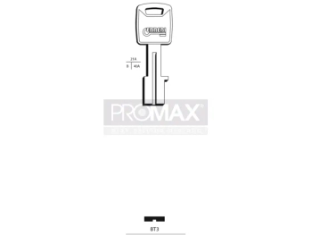 גלם תוצרת איטליה BT3 מפתח כספת . BE2P Errebi