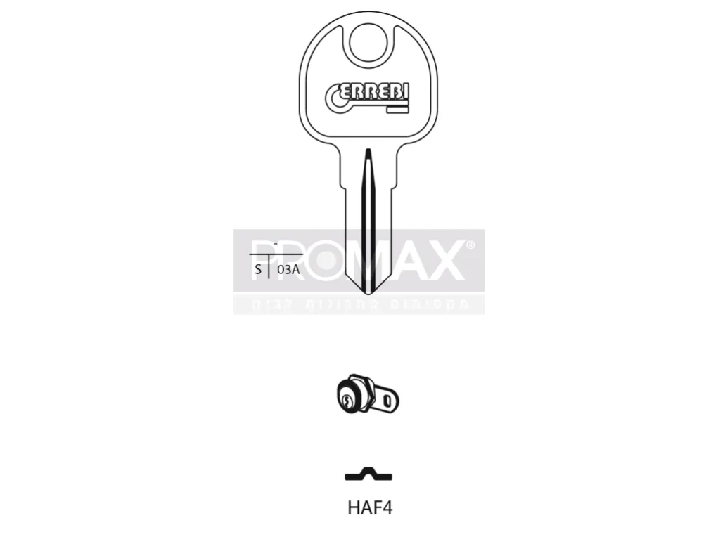 גלם תוצרת איטליה HAF4 Errebi