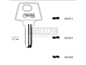 גלם תוצרת איטליה AGA28 *AGA-49* Errebi
