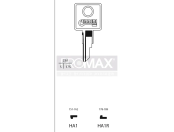 גלם תוצרת איטליה HA1 Errebi