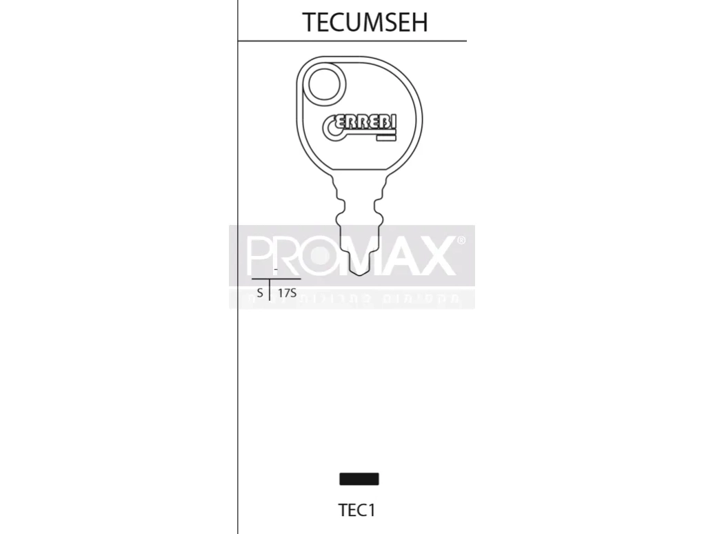 גלם תוצרת איטליה TEC1 *TEU-1* Errebi