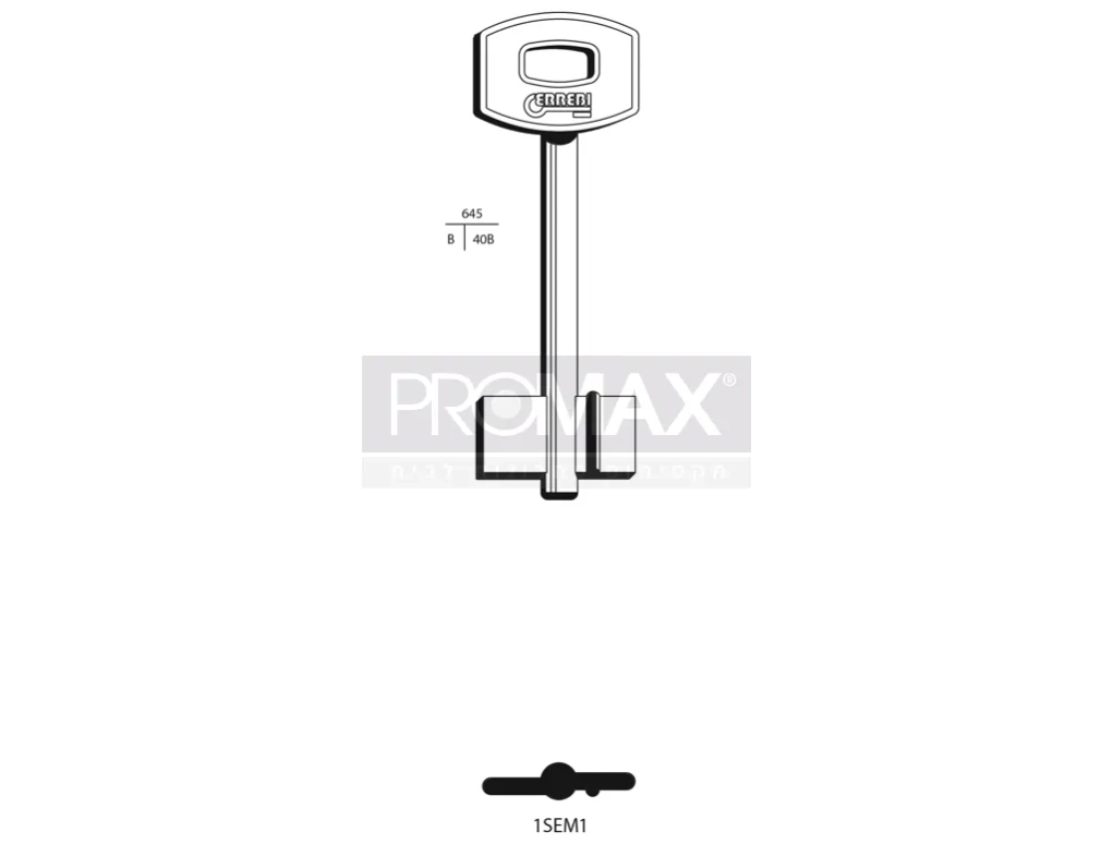 גלם תוצרת איטליה 1SEM1 Errebi כספות