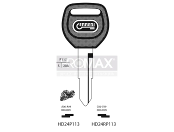 גלם תוצרת איטליה HD24P22 Errebi