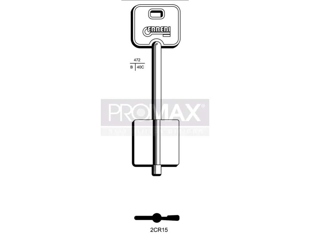 מפתח כספת ייל 13YLP