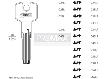 גלם תוצרת איטליה C24L* JMA / Errebi