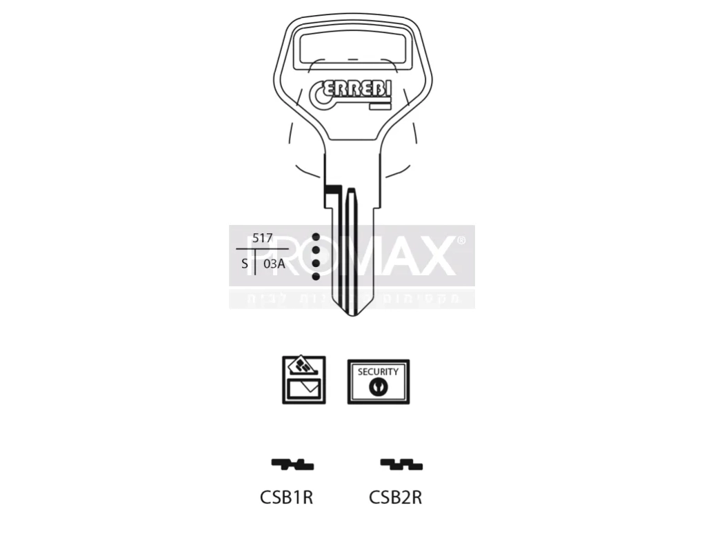 גלם תוצרת איטליה CSB2R JMA / Errebi