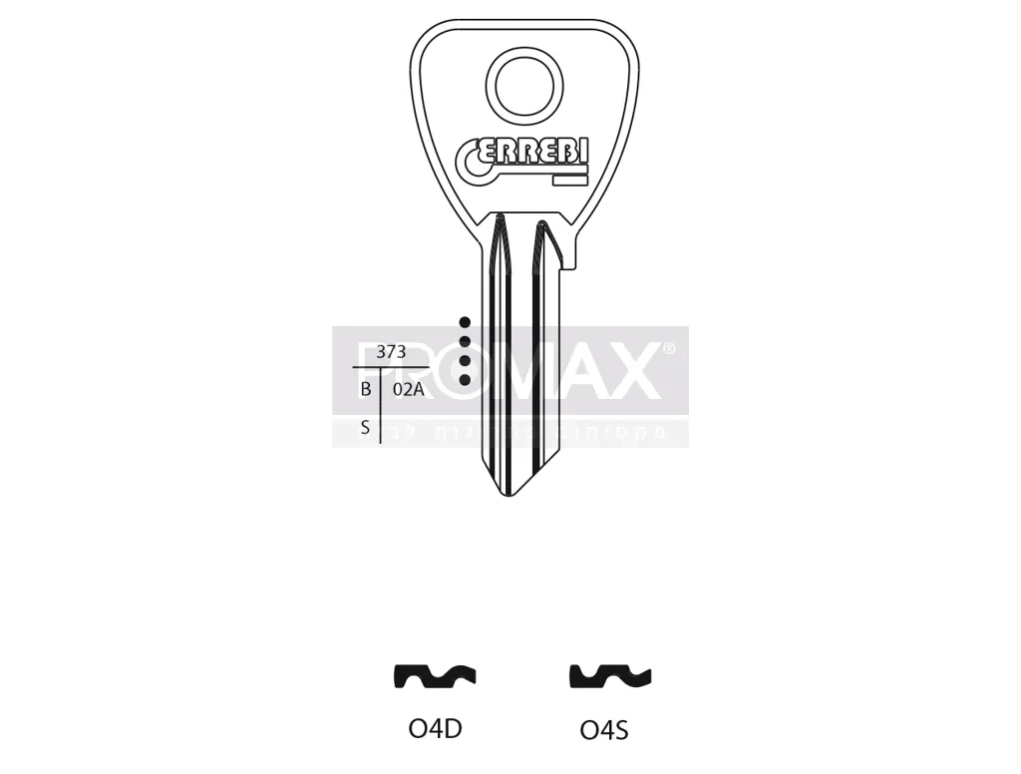 גלם תוצרת איטליה O4D / Errebi