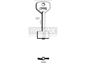 מפתח כספת למנעול דמוי LZ שמאל