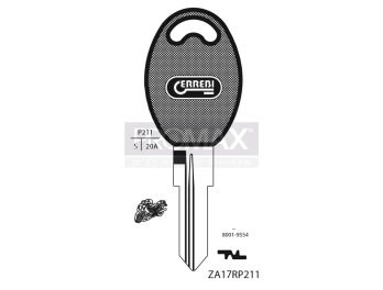 גלם אופנוע פלסטיק איטלקי ZA-6DP1 / ZA17RP