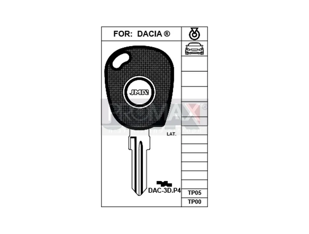 מפתח דצי'ה  JMA DAC-3D.P4