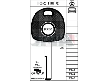 מפתח אופל חריטה ישן JMA TP00OP-WY.P