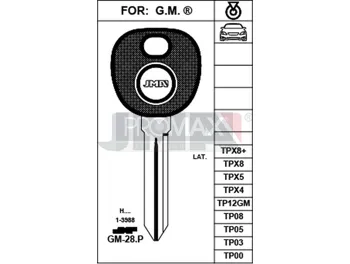 מפתח שברולט קווליר JMA TP00GM-28.P