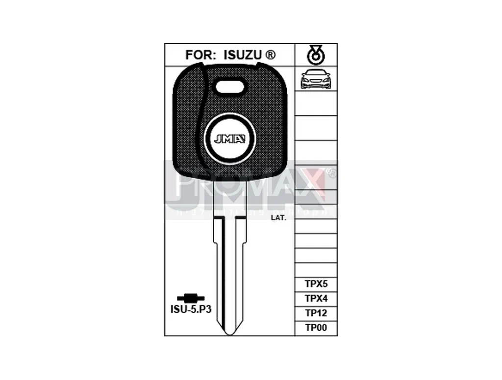 מפתח איסוזו  משאית JMA TP00ISU-5.P3