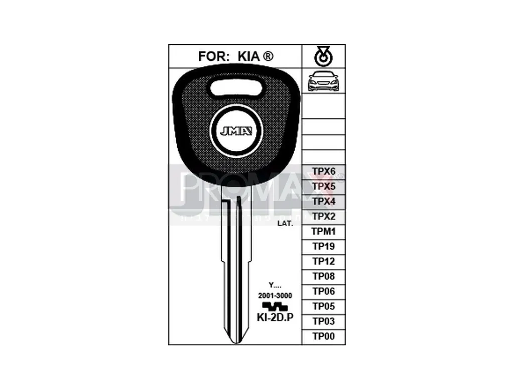 מפתח קאיה שמאל JMA TP00KI-2D.P